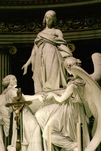 The Ascension of St. Mary Magdalene, from the High Altar (detail) by Carlo Marochetti